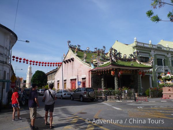 Čínská architektura v Penangu